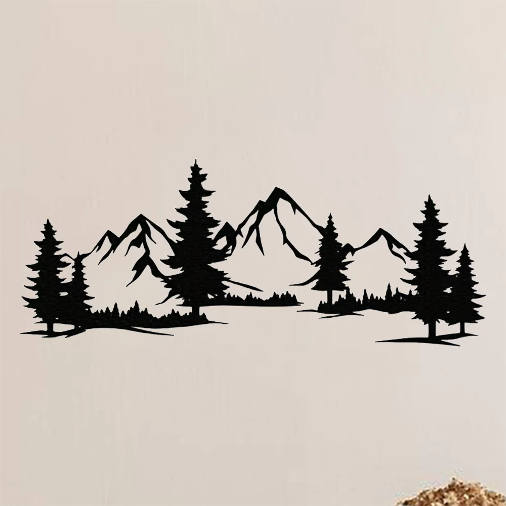 Mountain & Forest Panorama Wall Art