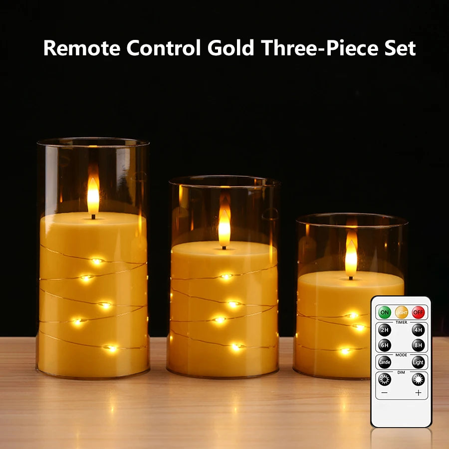 Flameless LED Star Candles