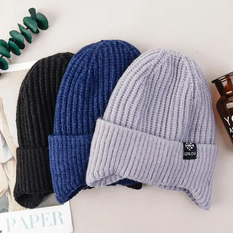 Faux Fur Ear Flap Knit Hat