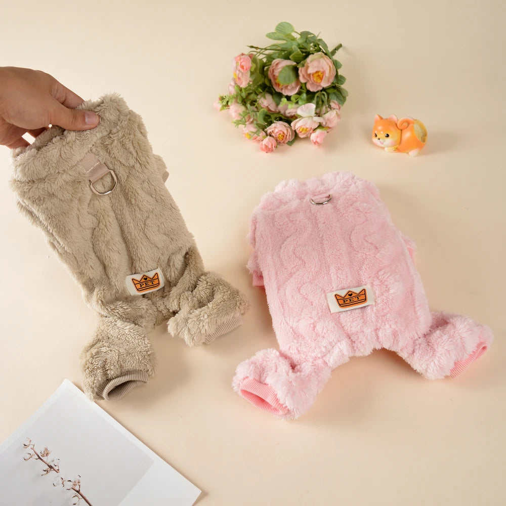Fleece Dog Jumpsuit