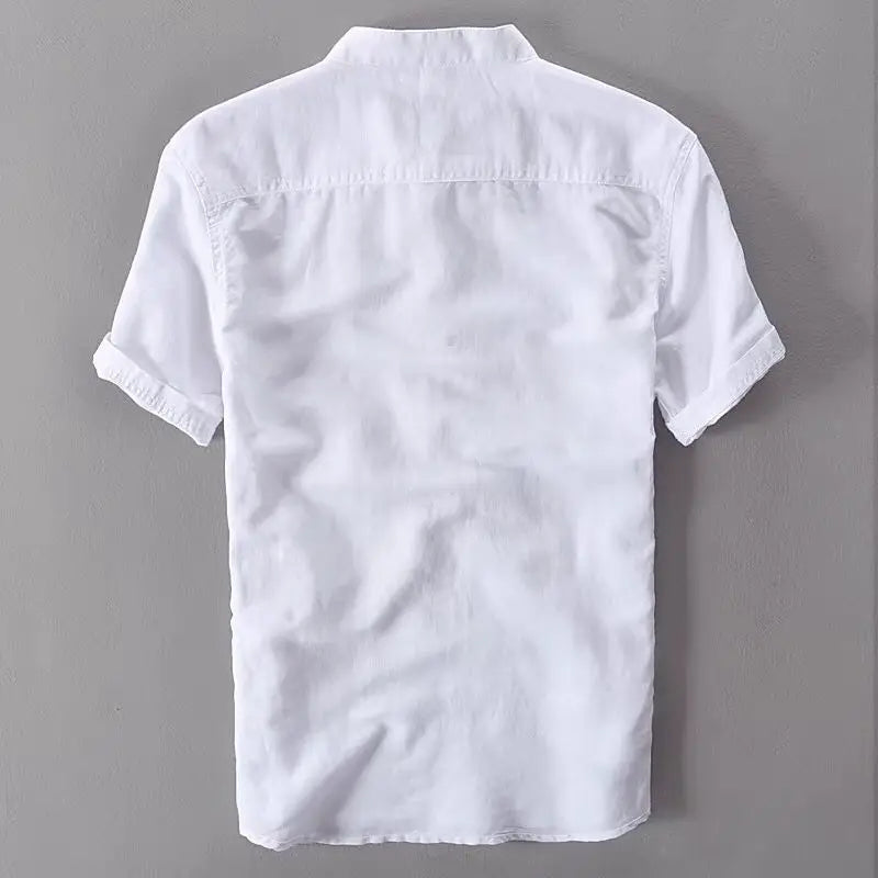 Men's Linen Short Sleeve Shirt
