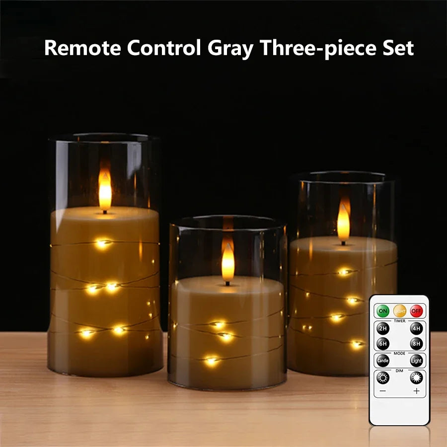 Flameless LED Star Candles