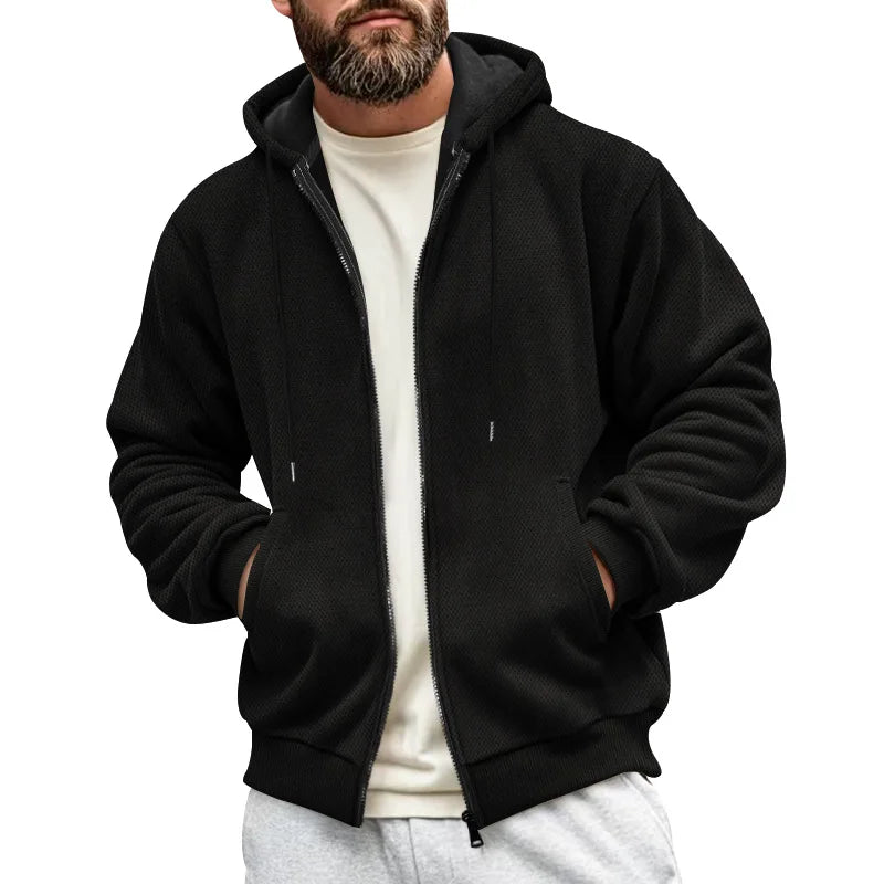 Men's Fleece-Lined Zip Hoodie