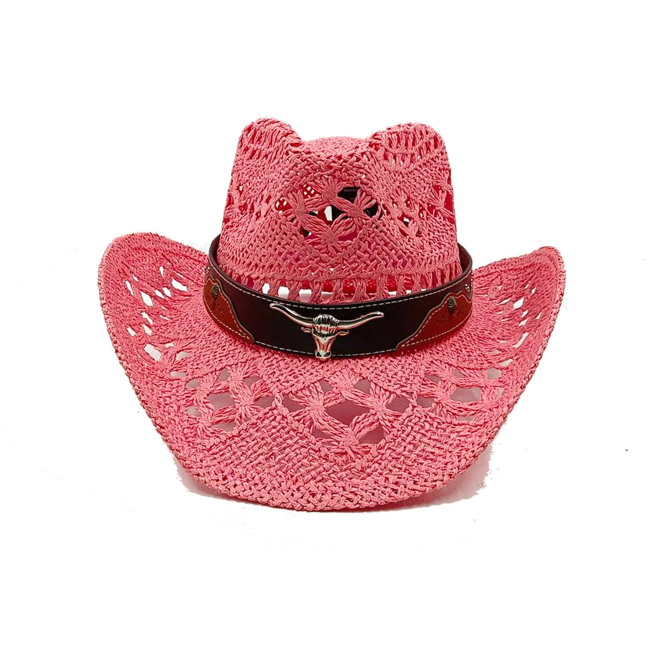 Woven Straw Cowboy Hat