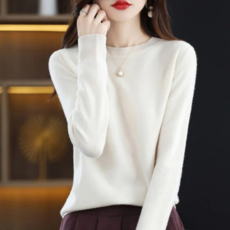 Women's Loose Knit Pullover Sweater
