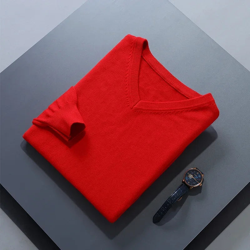 Men's Cashmere Wool Pullover Sweater