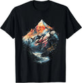 Men's Mountain Watercolor Art Tee