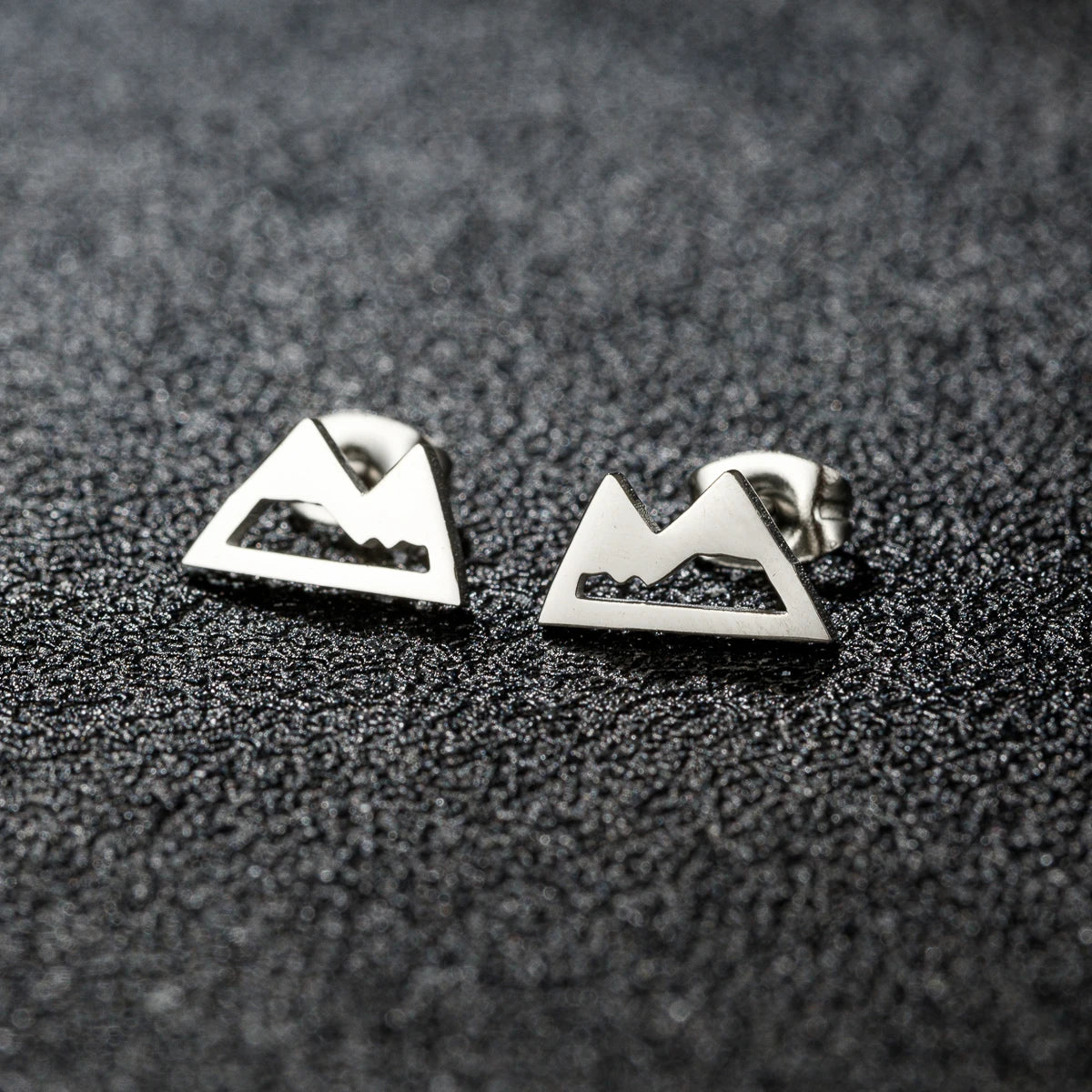 Snow Mountain Stud Earrings