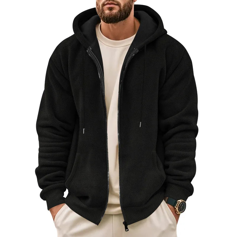 Men's Fleece-Lined Zip Hoodie