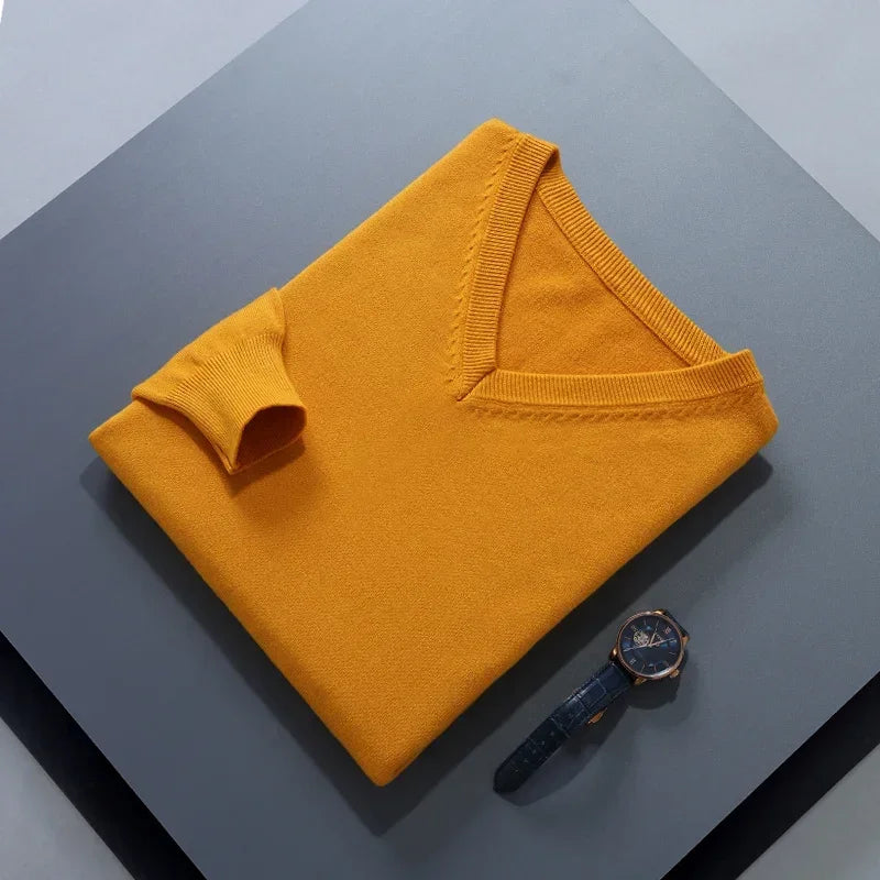 Men's Cashmere Wool Pullover Sweater