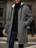 Men's Fleece-Lined Hooded Zip Jacket