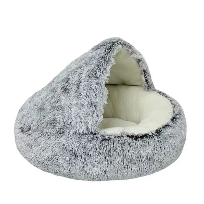 Round Plush Pet Bed