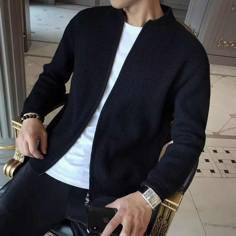 Men's Zip Cardigan Sweater