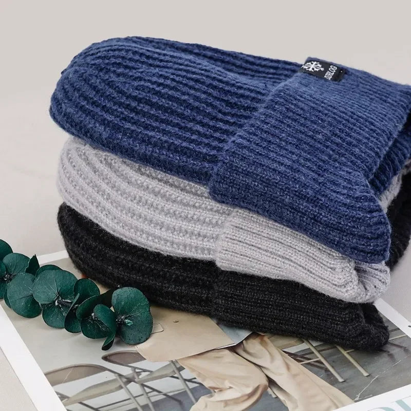 Faux Fur Ear Flap Knit Hat