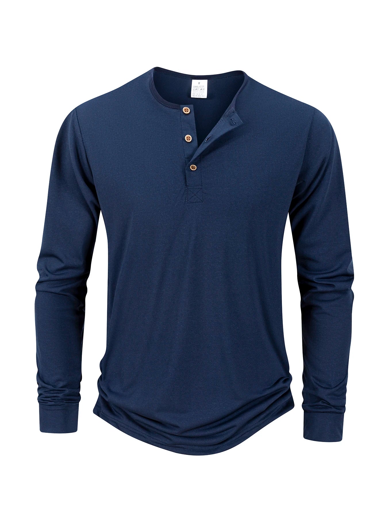 Men's Henley Long Sleeve T-Shirt