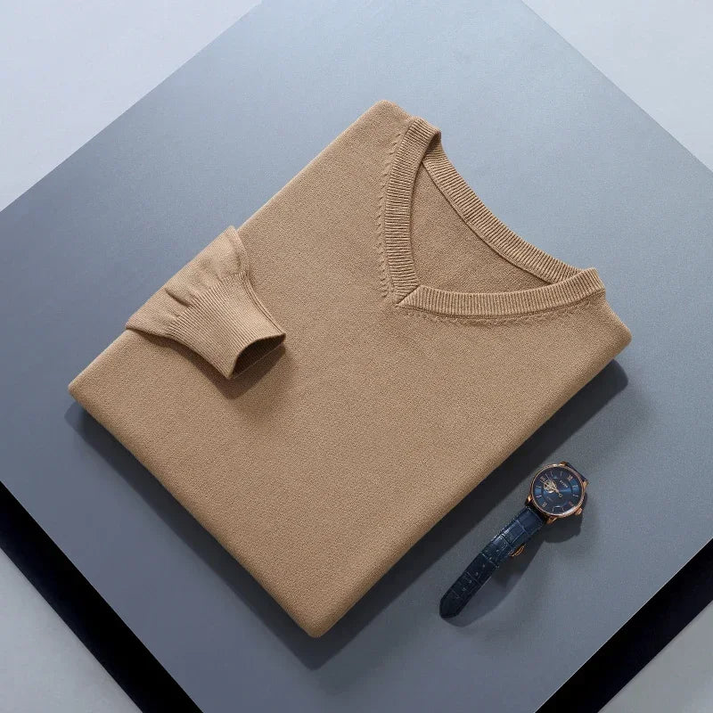 Men's Cashmere Wool Pullover Sweater