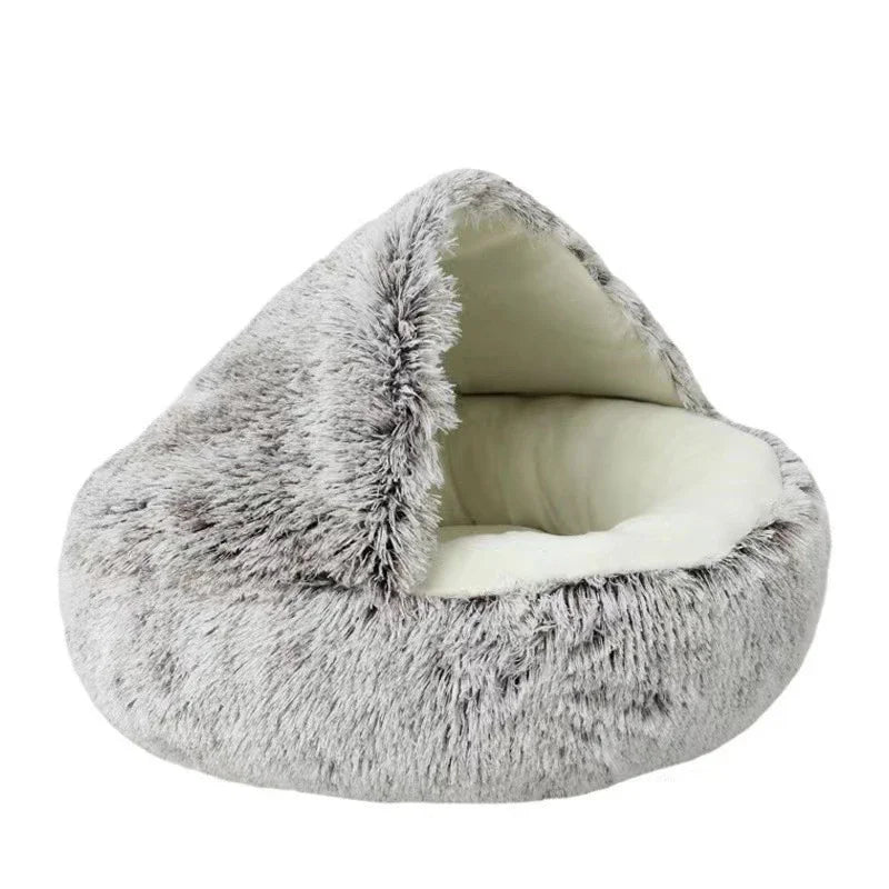 Round Plush Pet Bed