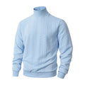 Men's Solid Knit Pullover Sweater