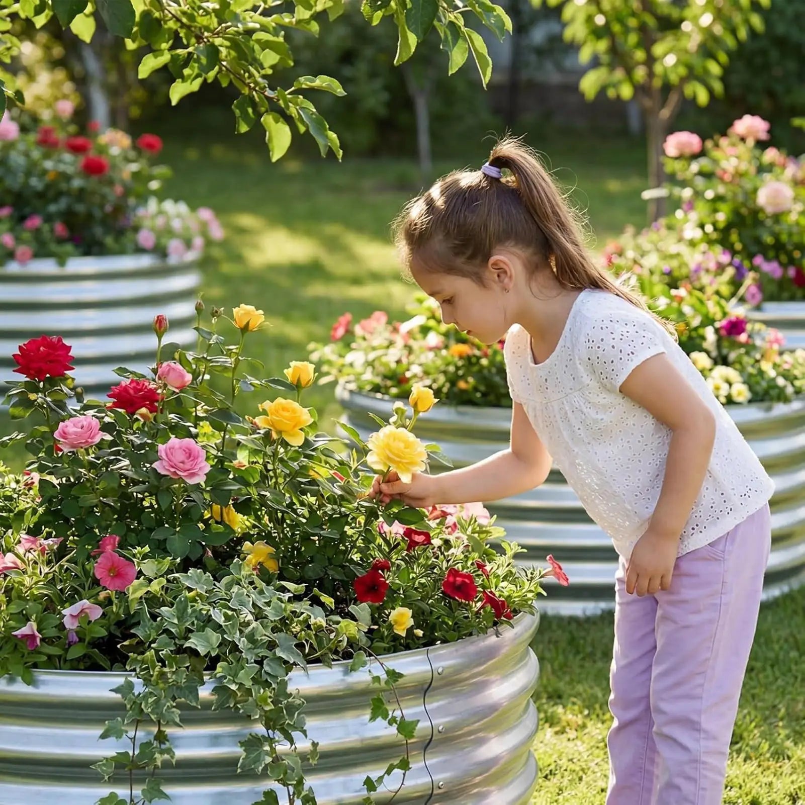 Galvanized Raised Garden Bed