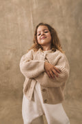 Kids' Chunky Organic Cotton Cardigan | The Simple Folk