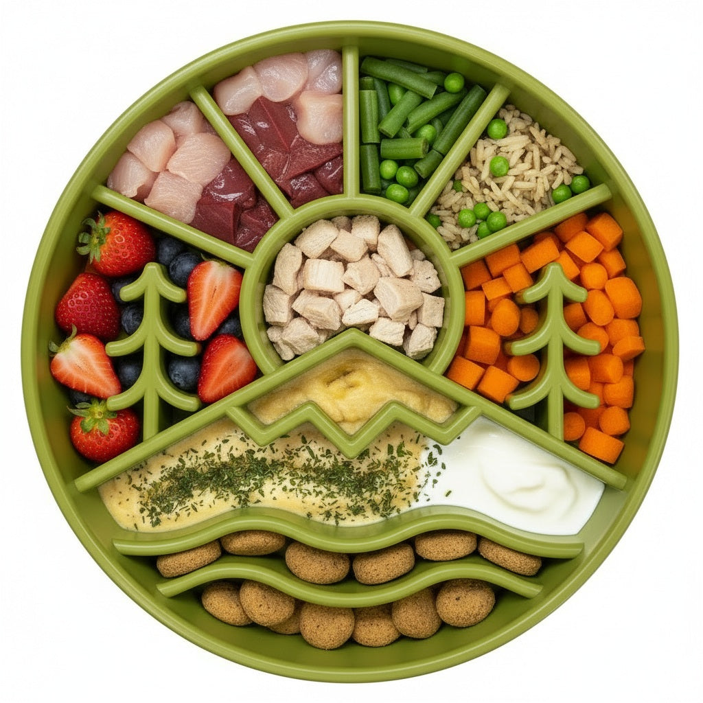 Great Outdoors Slow Feeder Dog Bowl