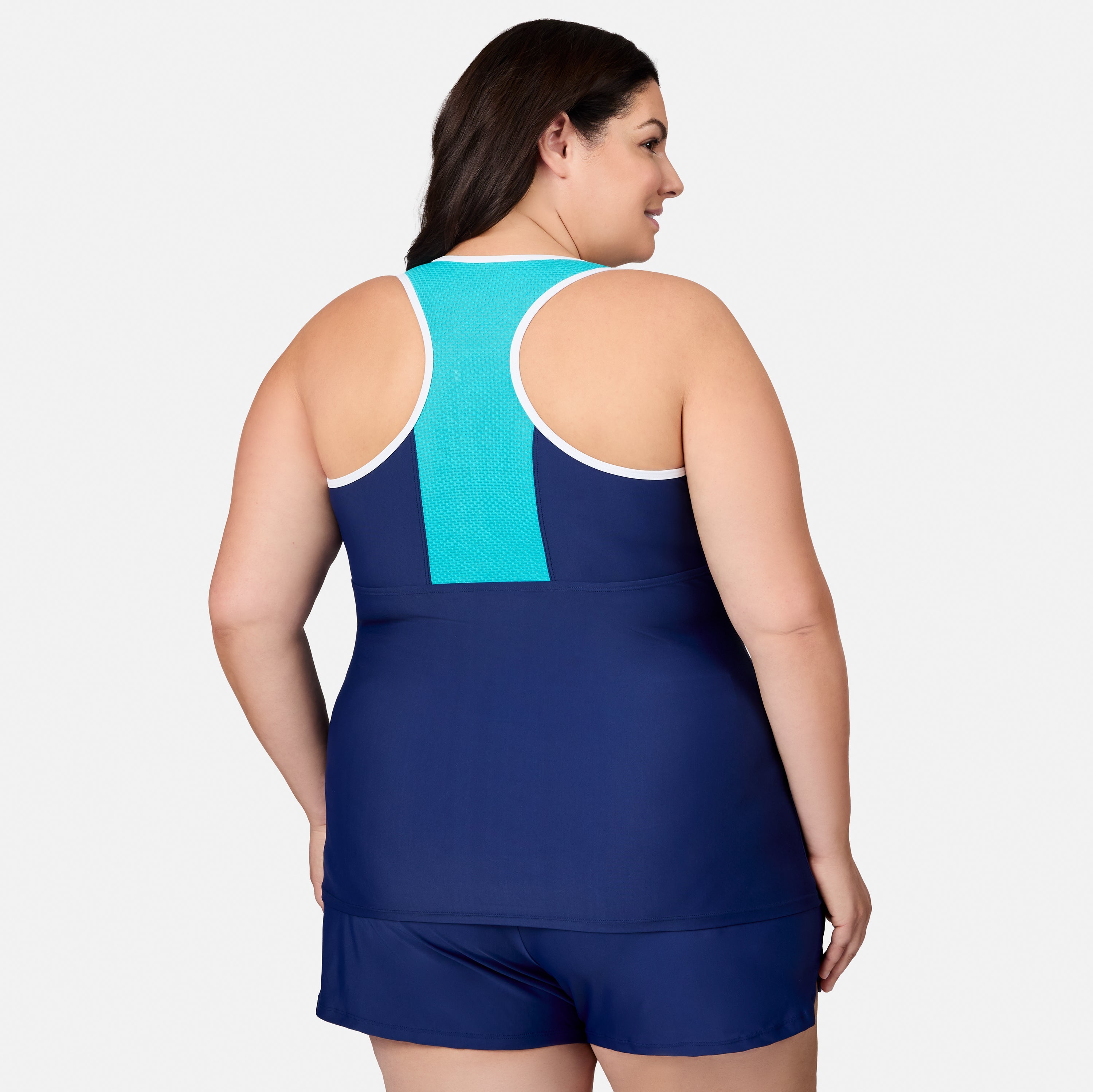 Mirage Mesh Racerback Tankini Top