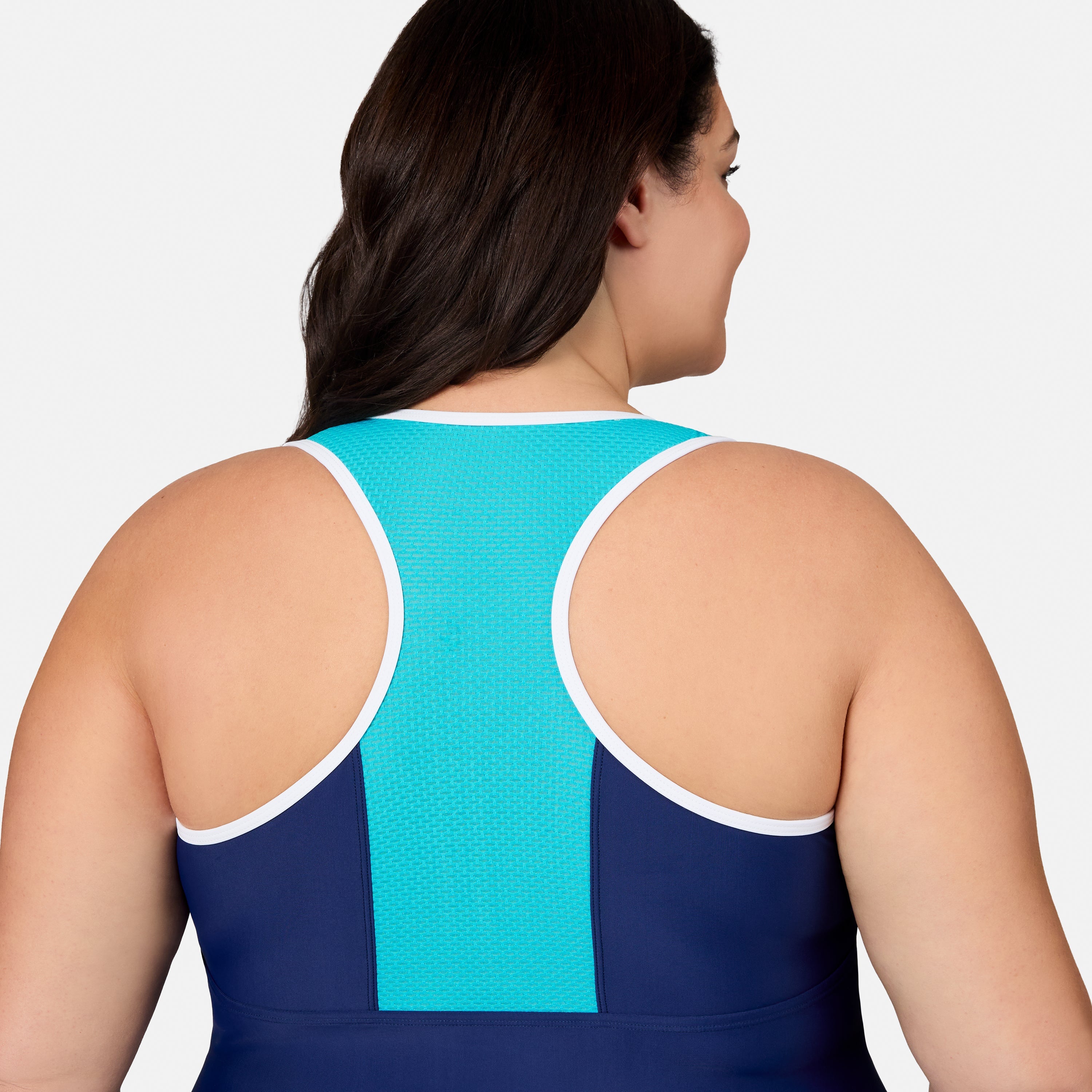 Mirage Mesh Racerback Tankini Top