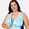 Mirage Mesh Racerback Tankini Top