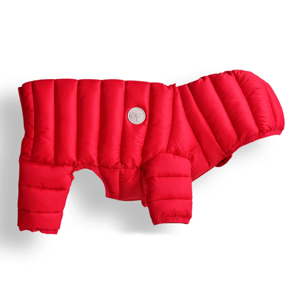 Dog Puffer Overalls