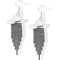 Cowgirl Hat Fringe Earrings