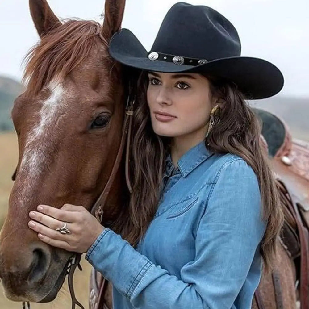 Black Western Cowboy Hat
