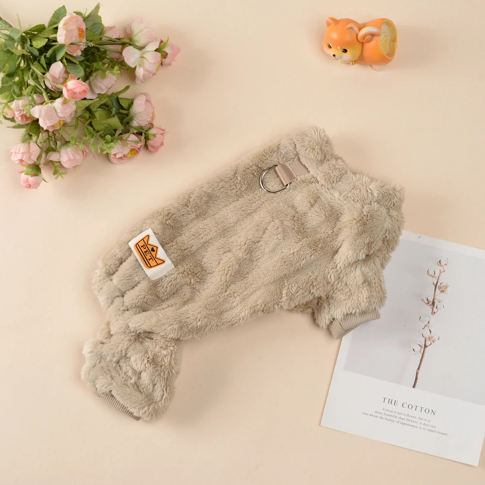 Fleece Dog Jumpsuit