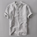 Men's Linen Short Sleeve Shirt