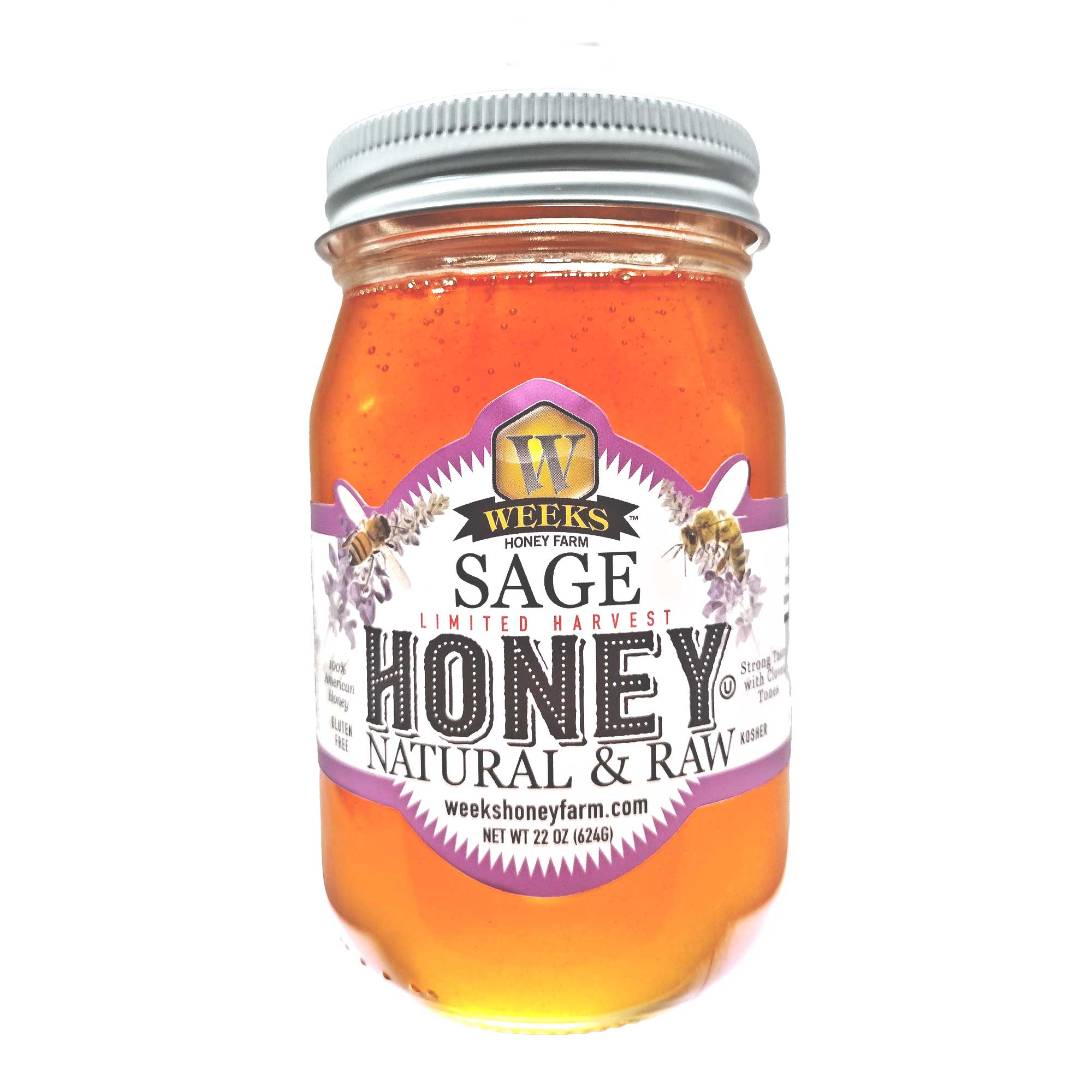Raw Wild Sage Honey