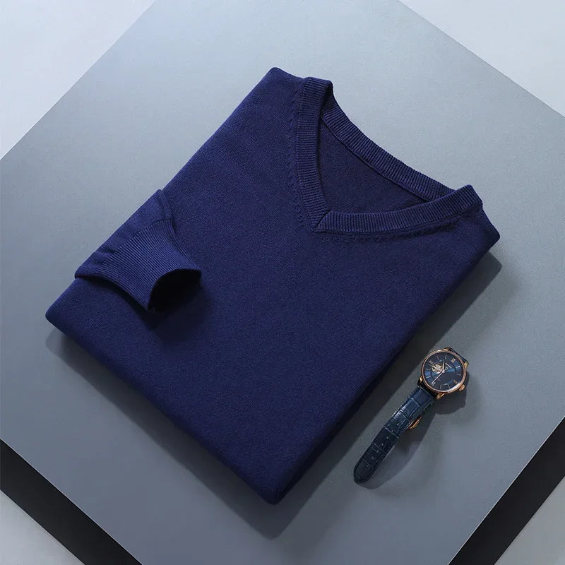Men's Cashmere Wool Pullover Sweater