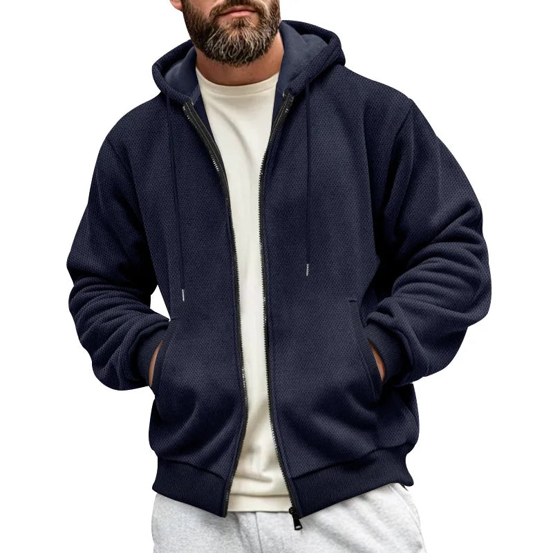 Men's Fleece-Lined Zip Hoodie