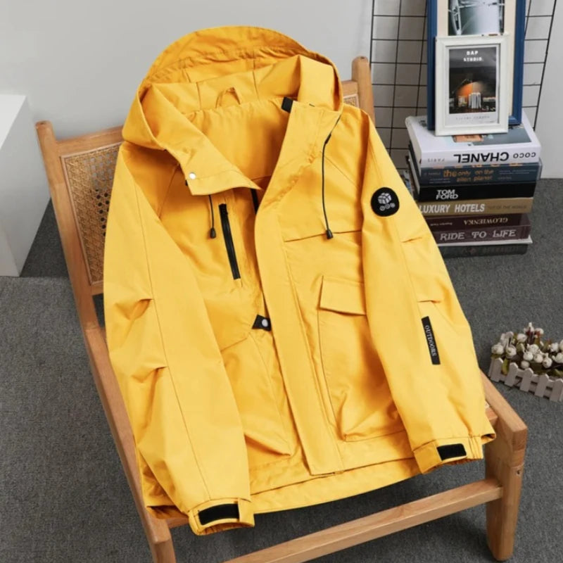 Men's Hooded Windbreaker Jacket