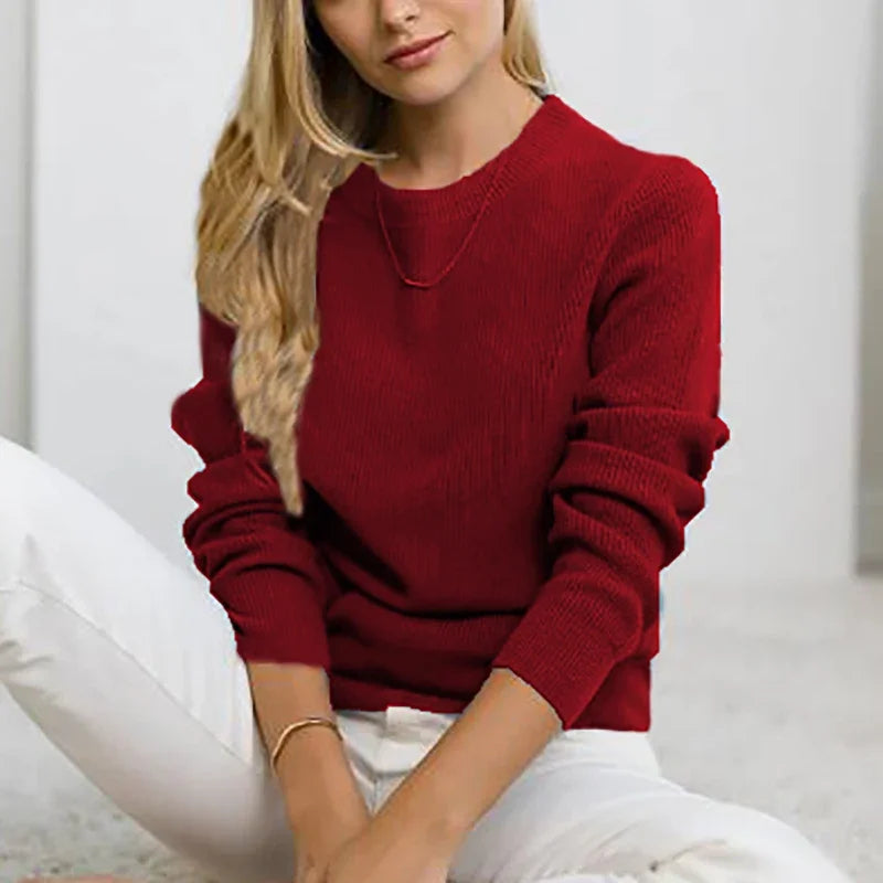 Classic Knit Pullover Sweater