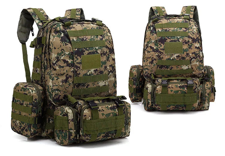 55L Tactical Hiking Backpack