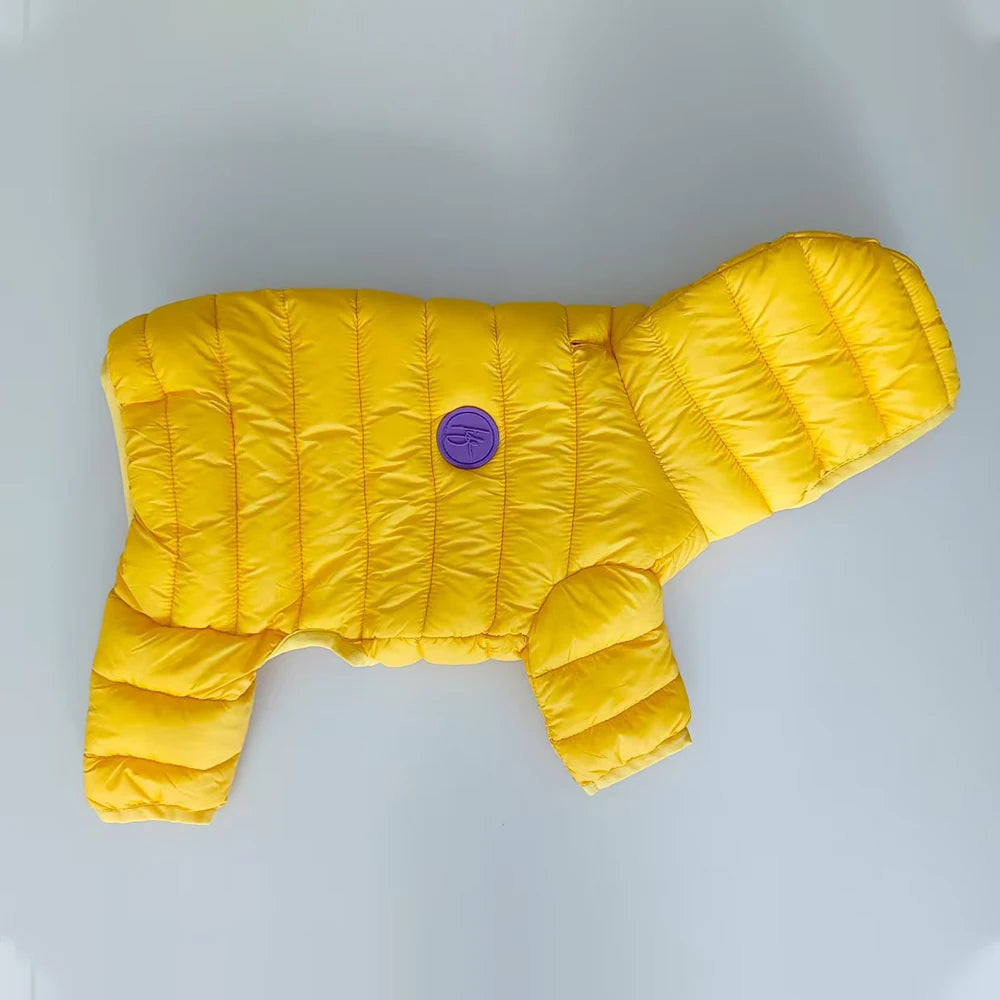 Dog Puffer Overalls