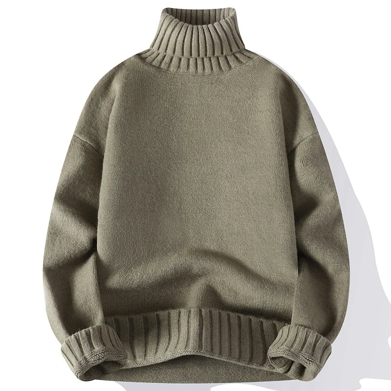 Men's Turtleneck Pullover Sweater