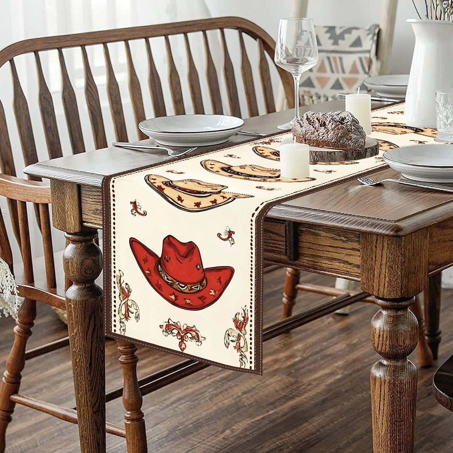 Cowboy Hat Table Runner