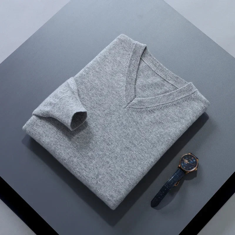 Men's Cashmere Wool Pullover Sweater