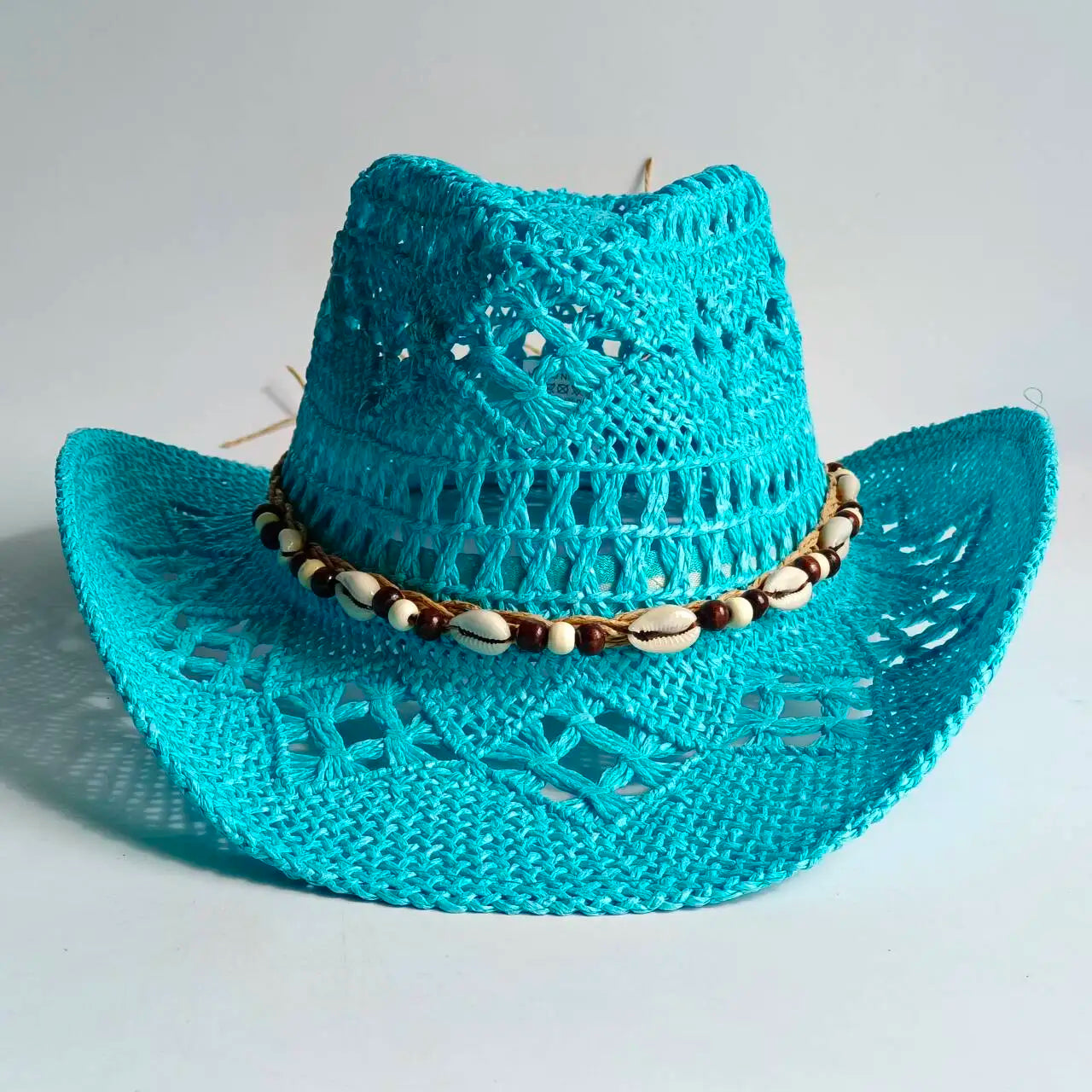 Woven Straw Cowboy Hat