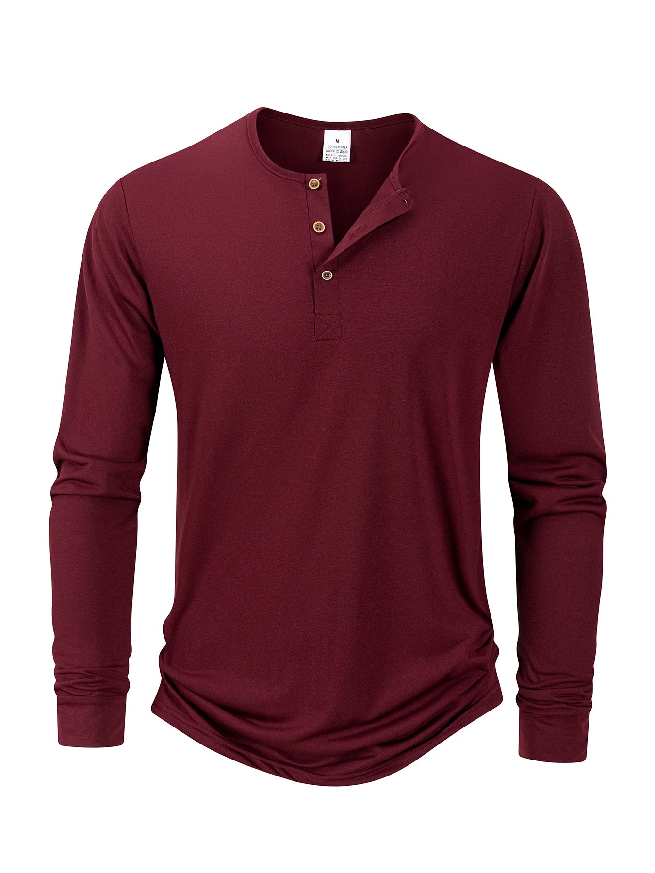 Men's Henley Long Sleeve T-Shirt
