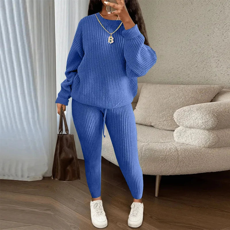 Women's Knit Two-Piece Sweater Set