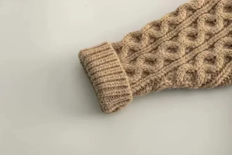 Kids' Cable-Knit Button Cardigan Sweater