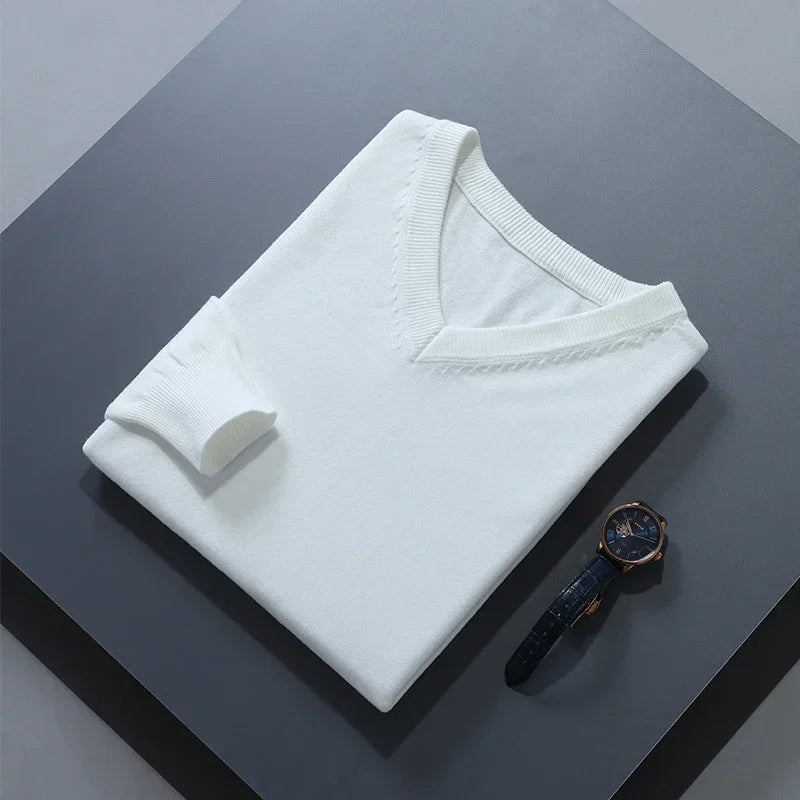 Men's Cashmere Wool Pullover Sweater