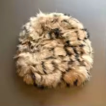 Women's Faux Rabbit Fur Knit Beanie