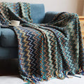 Trailhead Zigzag Knit Throw Blanket